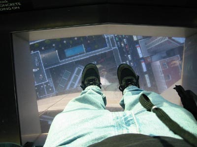 Sky Tower looking down