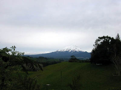 Taranaki from outside New Plymouth