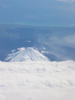 taranaki from the air